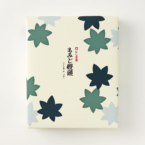 【にしき堂】もみじ饅頭こしあん 12個入り