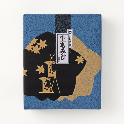 【にしき堂】生もみじ 12個入り(こしあん×4、粒あん×4、抹茶×4)