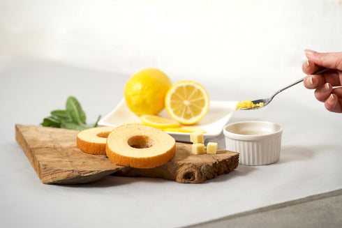 【櫟 kunugi】瀬戸内レモンバームクーヘンスライス6枚入り