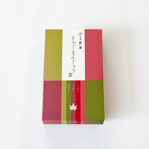 【藤い屋】もみじまんじゅう3種8個入り