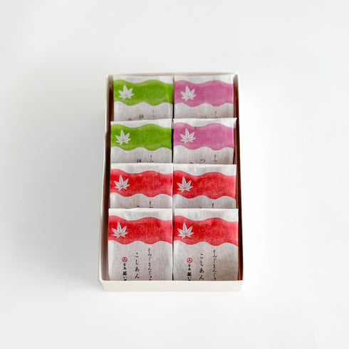 【藤い屋】もみじまんじゅう3種8個入り