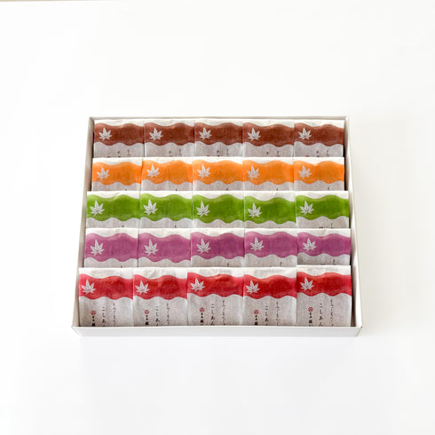 【藤い屋】もみじまんじゅう5種25個入り