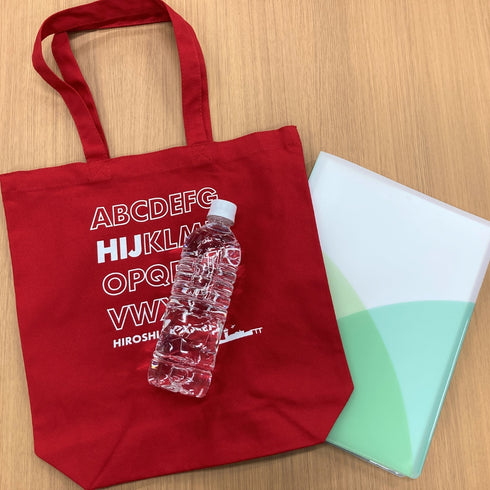 広島空港HIJトートバッグ(レッド)