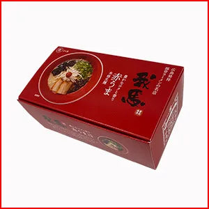 【空港専門大店】我馬 豚骨ラーメン(赤うま) 2食入